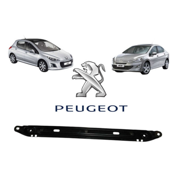 Travessa Inferior Radiador  Peugeot 308 408 2011 Á 2015 Preto