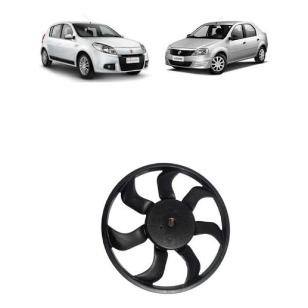 Motor De Ventoinha Renault Sandero Logan 2013/2019 12v