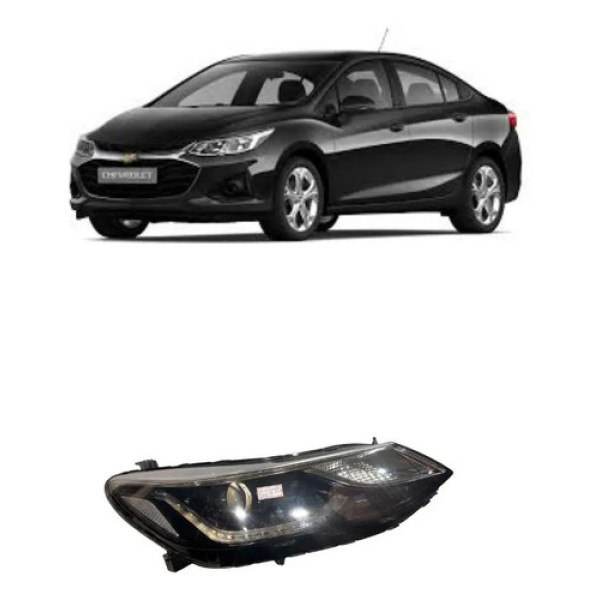 Farol Direito Gm Cruze 1.4 Turbo Led 2017 A 2023 Direito/passageiro