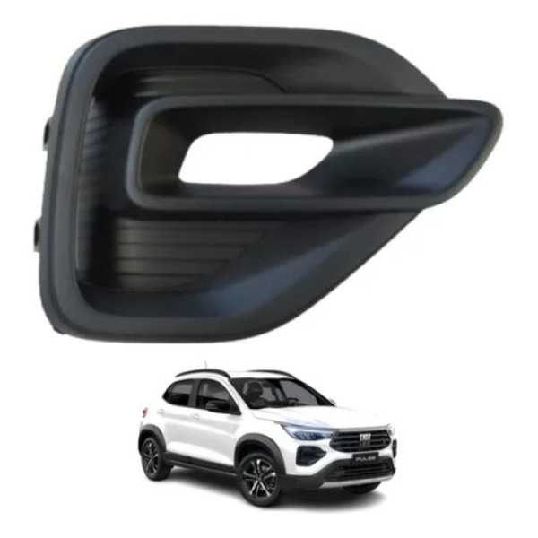 Moldura Do Farol De Milha Direito Fiat Pulse Usado Preto Esquerdo