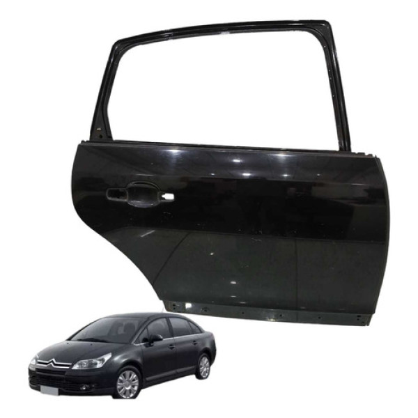 Porta Traseira Direita Citroen C4 Pallas 2009 Traseira Direito Preto