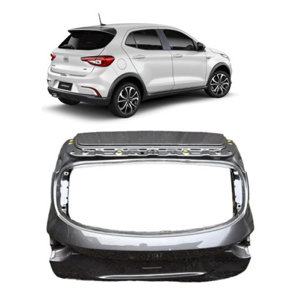 Tampa Traseira Fiat Argo 2020 2021 Cinza