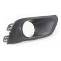 Moldura L/d Parachoque Onix Prisma C/furo Farol Milha 17/20 Preto Direito