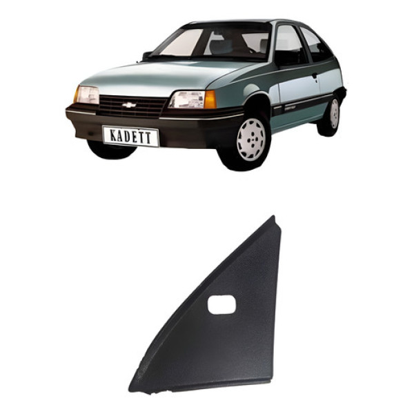 Moldura Interna Retrovisor Direito Gm Kadett 1996 (usado) Preto