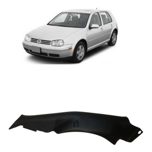Acabamento Lateral Banco Traseiro Esquerdo Vw Golf Preto