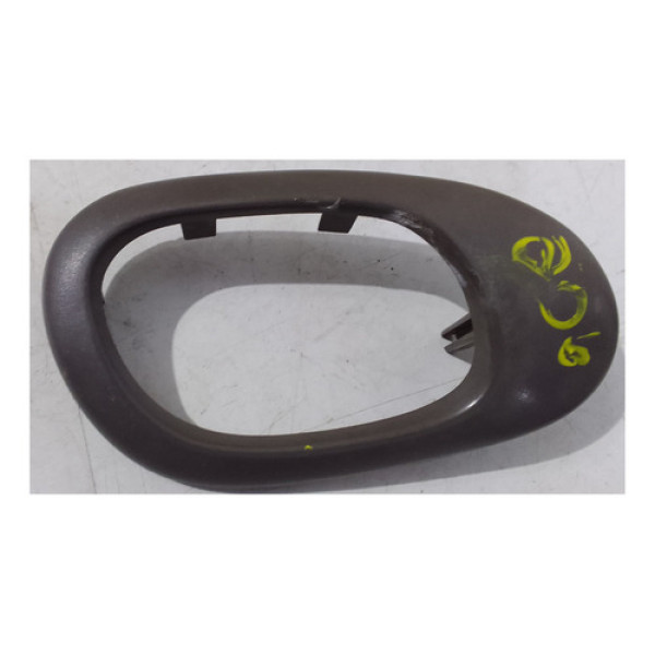 Moldura Maçaneta Traseira Esquerda Peugeot 206 1999 A 2009 Cinza-escuro