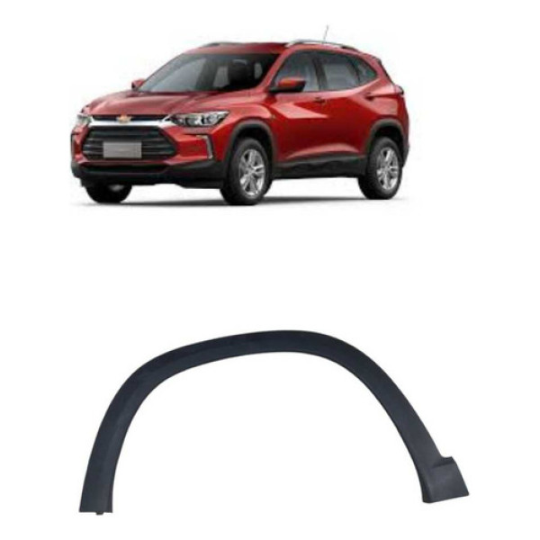 Moldura Paralama Dianteiro Esquerdo Gm Tracker 20/22 2627587 Preto