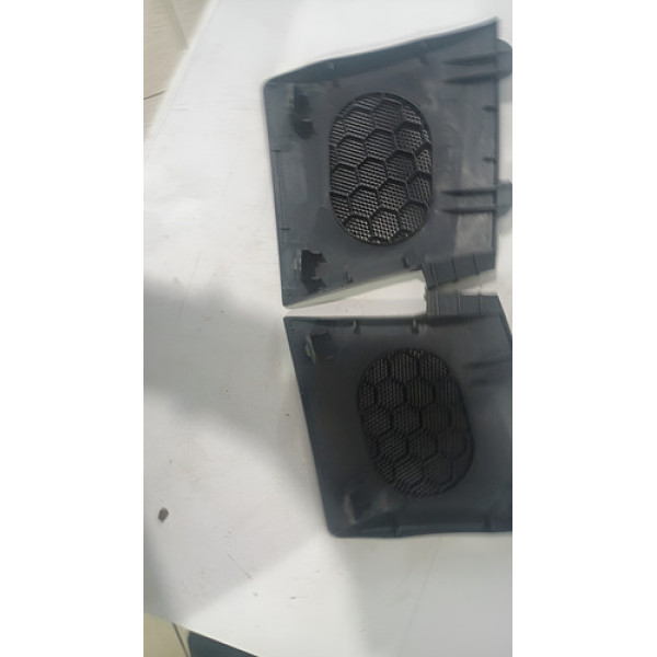 Par Acabamento Grade Auto Falante Nissan Sentra 2012 Usado Preto