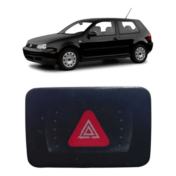 Interruptor Botão Pisca Alerta Golf 2008 A 2014 1j0953235j Preto