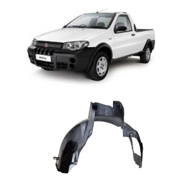 Parabarro Dianteiro Esquerdo Fiat Strada Hard 1.4 2018 (usad