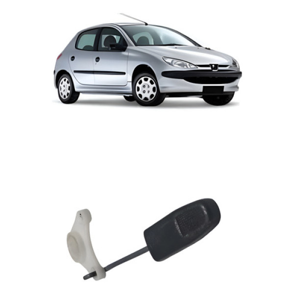 Pino Trava Porta Dianteira Direita Peugeot 207 2004 Preto