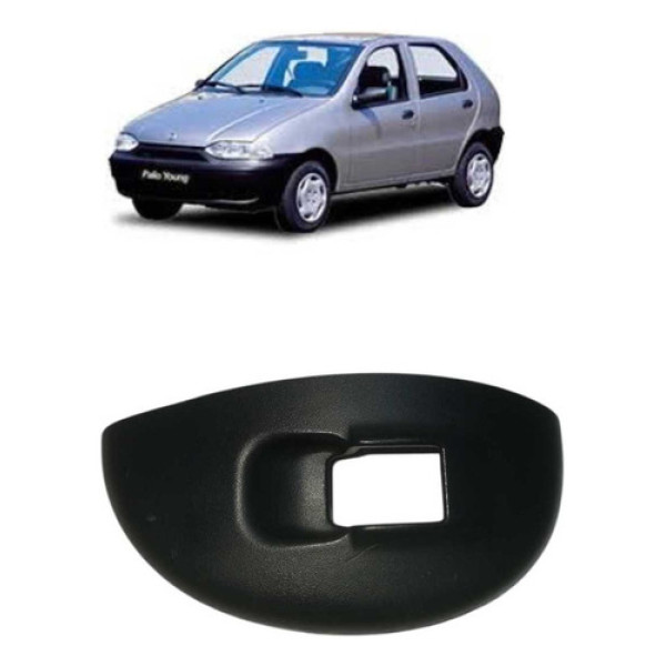 Moldura Suporte Do Botão Vidro Elétrico D Direito Fiat Palio Cinza