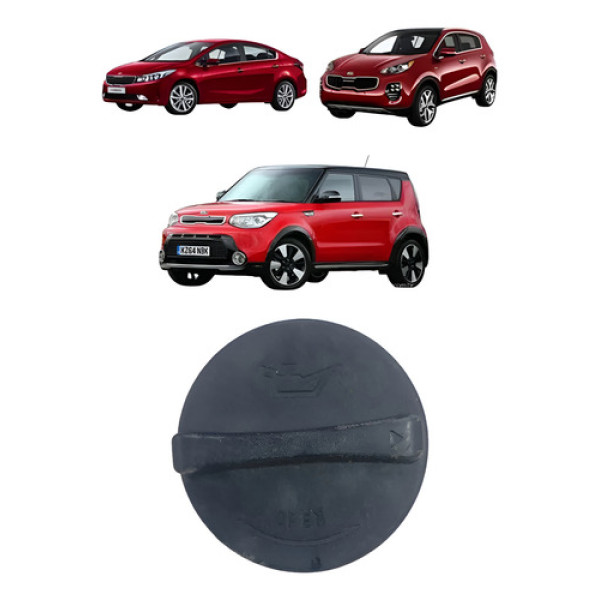 Tampa Oléo Do Motor Kia Cerato Optima Picanto Sorento Preto
