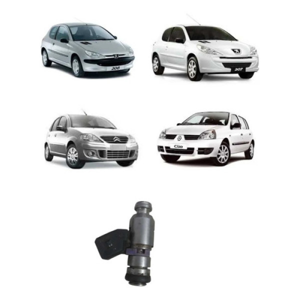 Bico Injetor Peugeot 206 207 1.4 C3 Renault Clio 2000/2010 127/220v