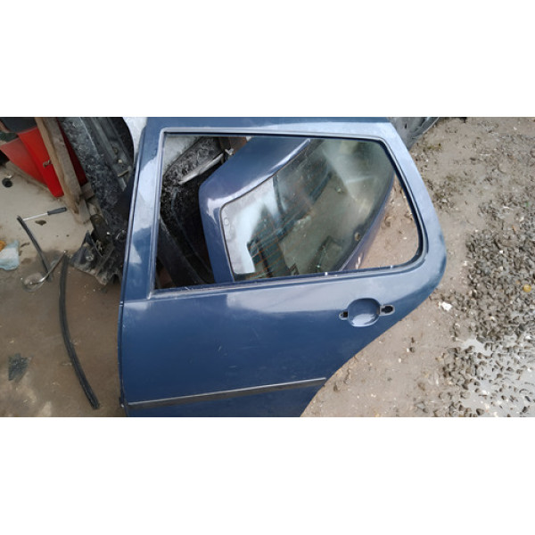 Porta Traseira Esquerda Vw Golf Sr 2000 Traseira Esquerdo Azul