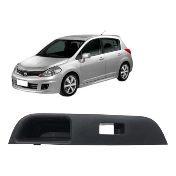 Moldura Botao Vidro Traseiro Direito Nissan Tiida 2010 2011
