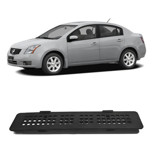 Acabamento Tela Grade Parabrisa Nissan Sentra 07/12 Preto