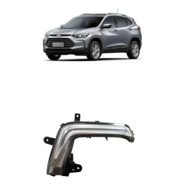 Lanterna Drl Led Esquerdo Nova Tracker 2020 -2021 C/detalhe Na Acrilico Branco-neutro