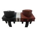 Comando/botao Pisca Alerta/trava Portas Megane 07/13 Vermelho