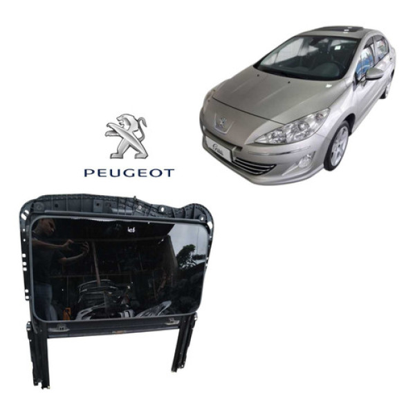 Teto Solar Completo Peugeot 408 2011 Á 2016 Preto