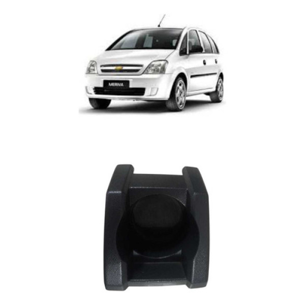 Moldura De Porta Copos Meriva 2003 2012 (usado) Preto