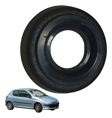 Anel Manivela Interna Porta Peugeot 206 1.4 8v 2009 Preto