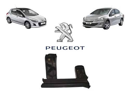 Guia Vidro Porta Traseira Esquerda Peugeot 308 408 2014 Preto