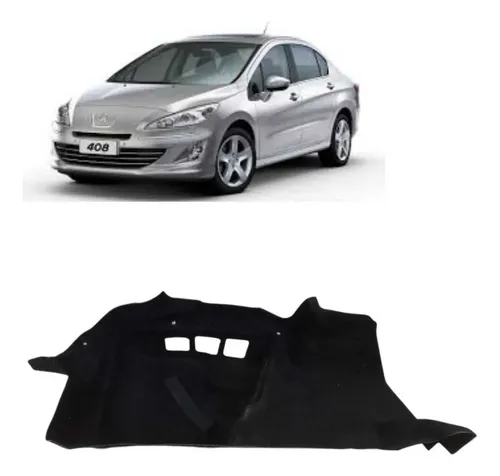 Carpete Acabamento Porta Malas Esquerdo Peugeot 408 2012 Preto