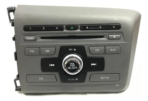 Radio Painel Multimídia Honda New Civic Sem Código