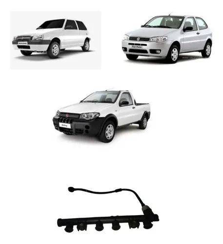 Flauta Bicos Injetor Fiat Palio Strada Uno 1.0 1.4 8v 04/14