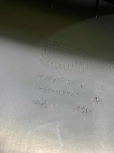 Moldura Painel Instrumentos Peugeot 206 Cinza