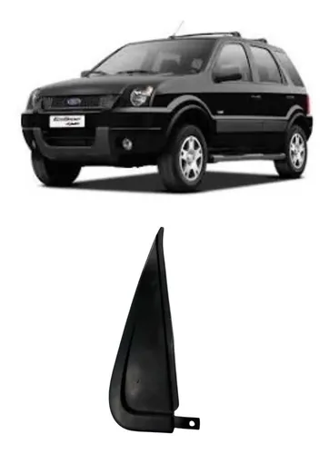Acabamento Externo Porta Traseira Direita Ecosport 2003 2010 Preto