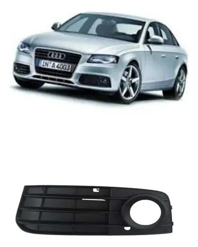 Grade Farol De Milha Lado Esquerdo Audi A4 2009-2013 Preto Preto Esquerdo