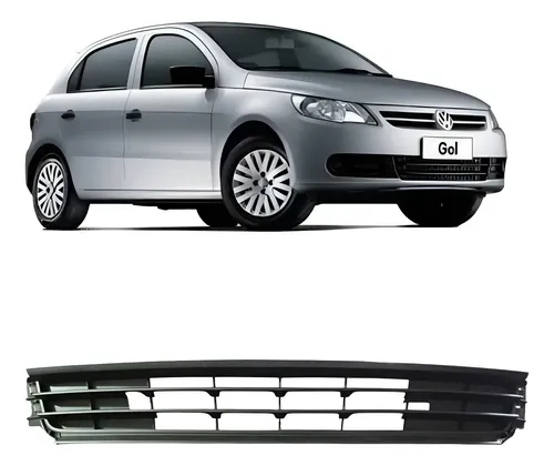 Grade Parachoque Gol 2013 2014 2015 Central Preta Vw Preto Ambos Lados