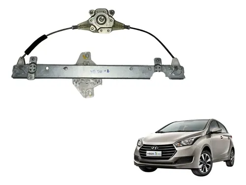Máquina De Vidro Manual Hyundai Hb20 13/19 Traseira Direita