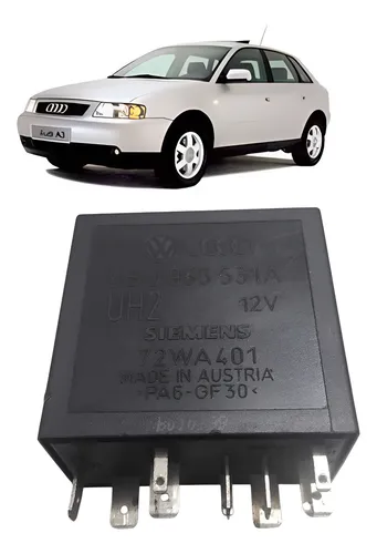 Módulo Relé Limpador Parabrisa Audi A3 2000/2006 Preto