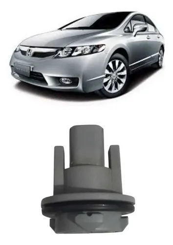 Soquete Pisca Seta Farol Honda Civic 2007 A 2011 Original Cinza
