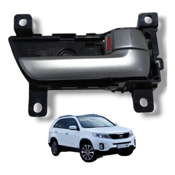 Maçaneta Interna Kia Sorento 2009 2014 Traseiro Lado D Usado