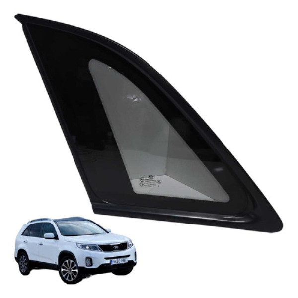 Vidro Fixo Traseiro Esquerdo Sorento 2009 2014 Usado