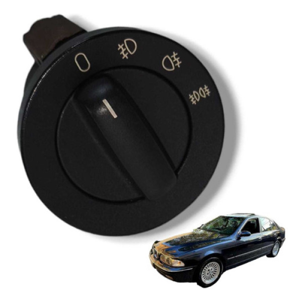 Botão Regulagem Chave Farol Bmw 540i E39 1996 2004 Usado