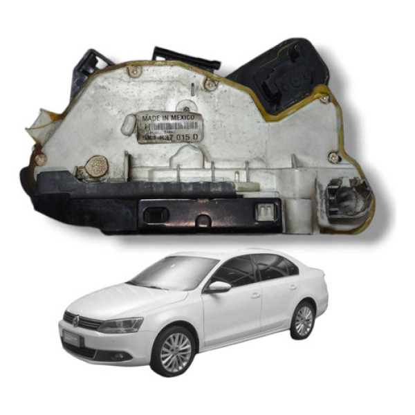 Fechadura Dianteira Vw Jetta Tsi 2.0 2011 2016 Esqu Usado