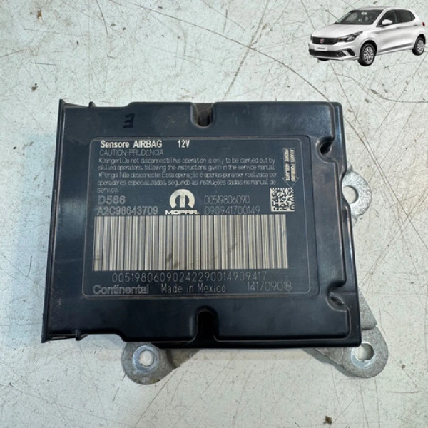 Módulo Airbag Fiat Argo 1.0 3cc 2018 2019 2020 2021 Acionado
