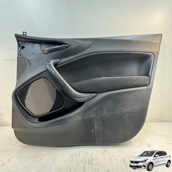 Forro Porta Fiat Argo 2018 A 2021 Dianteira Direita Original Cinza