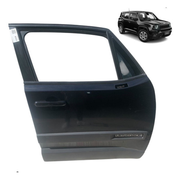 Porta Dianteira Direita Renegade 2016 A 2022 S/recuperacao Dianteira Direito Preto