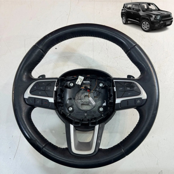 Volante Direção Jeep Renegade 2.0 Diesel 2016 A 2019 L Preto