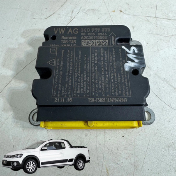 Módulo Air Bag Volkswagen Saveiro Cross 2014 A 2015