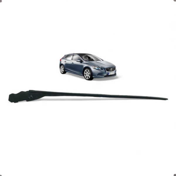 Friso Pestana Direita Parabrisa Volvo V40 T4 2013 A 2016 Preto