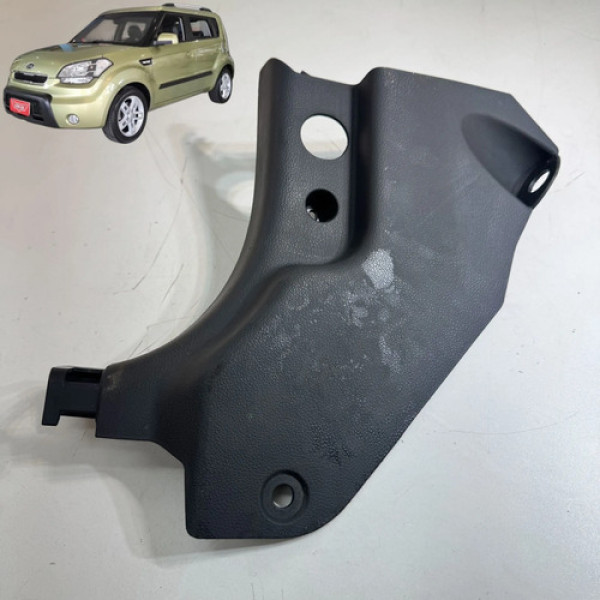 Acabamento Soleira Dianteira Esquerda Kia Soul 2009 A 2012 Preto