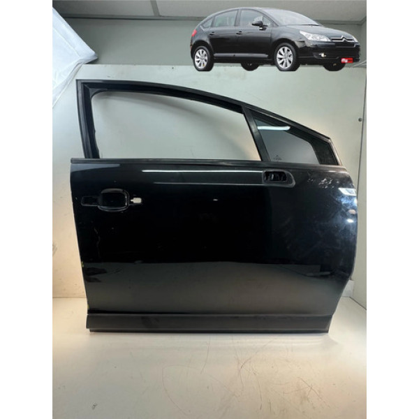 Porta Citroen C4 Hatch 2009 A 2013 Dianteira Direita Dianteira Direita Preto