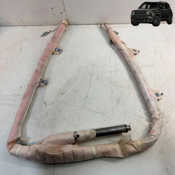 Airbag Cortina Teto Lado Esquerdo Jeep Renegade 2016 A 2016 Bege